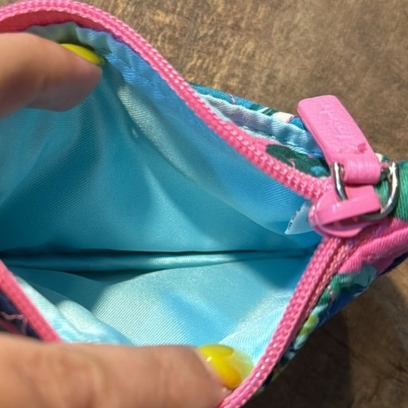 Vera Bradley Tropical Paradise Coin Case Coin Purse in EXCELLENT USED CONDITION - Picture 4 of 4